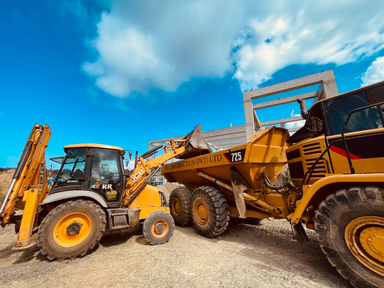 Heavy Construction Machinery Fleet in Sri Lanka