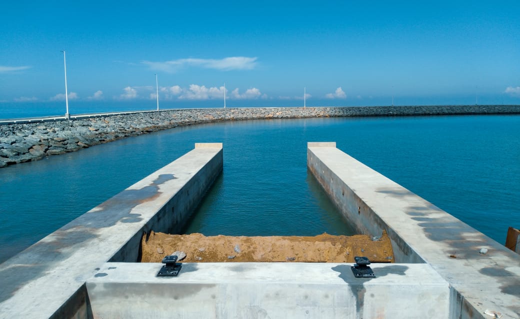 Construction of Fishery Harbor at Wellamankara Wennappuwa - Image 2